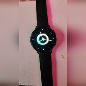 Samsung Black Smartwatch with Sleek Design